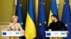 Președinta Comisiei Europene, Ursula von der Leyen este o susținătoare a finanțării Ucrainei din bani comunitari. Foto: Kiev, 4 nov 2023. 