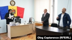 Георгий Петик на заседании суда, во время которому ему присудили компенсацию в 2 млн леев за незаконное уголовное преследование.