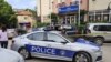 Kosovska policija u akciji kod filijale Poštanske štedionice u Severnoj Mitrovici, 20. maj 2024.