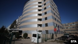 Clădirea Direcției de Combatere a Crimei Organizate (GDBOP) din ministerul bulgar al Afacerilor Interne din Sofia, capitala Bulgariei