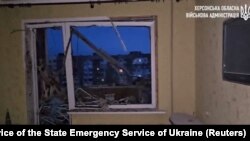 Наслідки попереднього російського обстрілу Херсона, 3 грудня 2023 року