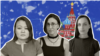Натали Арно, Ирина Баблоян и Елена Костюченко (коллаж)