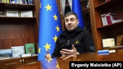 Ukrajinski ombudsman za ljudska prava Dmytro Lubinets u Kijevu, 25. januara 2024.