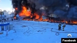 Пожар на одном из крупнейших рынков Самары произошел 22 января
