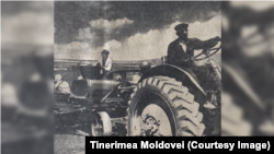 Tractorul, noul simbol al „Plugușorului”. „Tinerimea Moldovei”, 31 mai 1963. 
