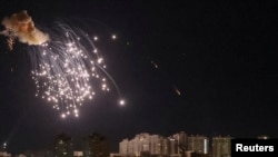 Експлозија на дрон на небото над Киев, 10 септември 2023 година