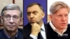 Російські олігархи Володимир Євтушенков, Олег Дерипаска та Михайло Шелков