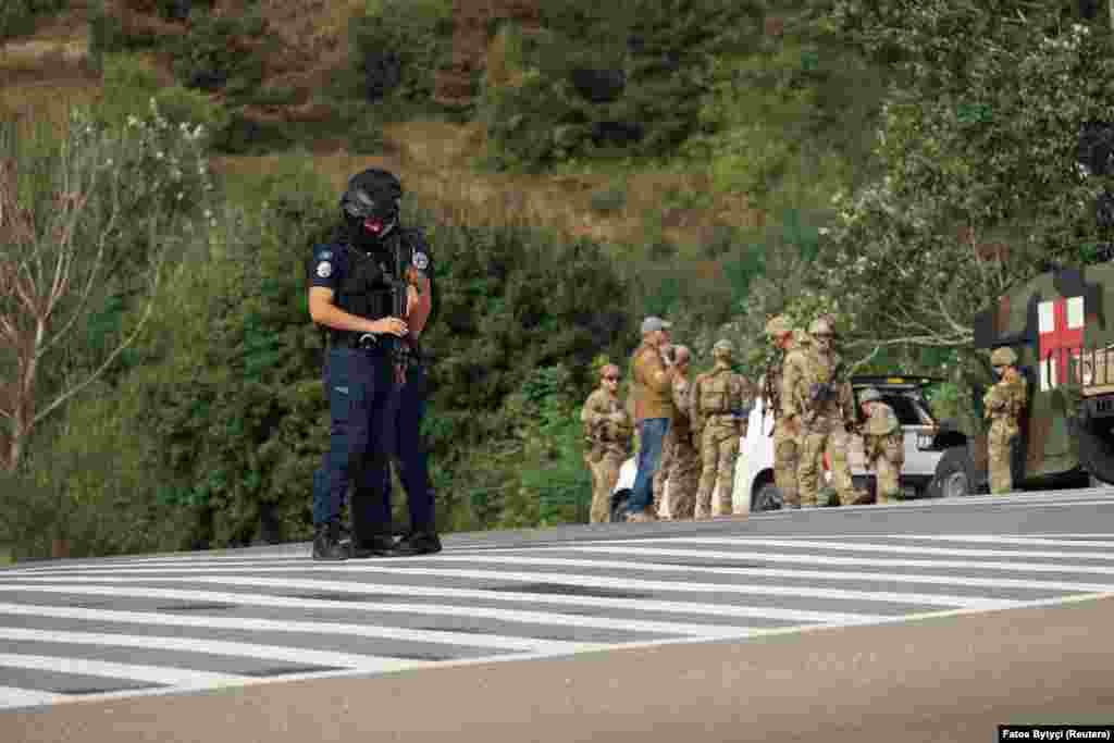 U Joševiku su uz pripadnike kosovske policije i američki vojnici.