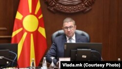 Северна Македонија - Христијан Мицкоски, премиер на Република Северна Македонија, јуни 2024 година.