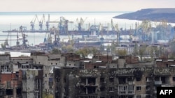 Мариупольский порт, октябрь 2022 года