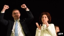 Северна Македонија - Христијан Мицкоски, претседател на ВМРО-ДПМНЕ и Гордана Сиљановска - Давкова, претседателка на Република Северна Македонија