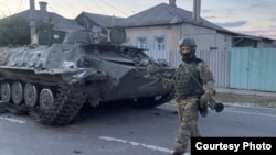 Східна сторона Куп’янська. На фото бразилієць, який загинув в бою. 2022 рік
