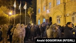 საპროტესტო აქცია სოხუმში 