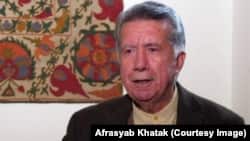د پاکستان د بشري حقونو د کمېسیون پخوانی مشر او پخوانی سناتور او د سیاسي چارو پوه افراسیاب خټک