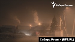 Смог в Абакан (Хакасия) и Минусинск, Красноярски край, декември 2023 г.