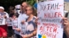 Protest u glavnom gradu Crne Gore su organizovale pristalice Alekseja Navaljnog, Podgorica, 20. avgust 2023.