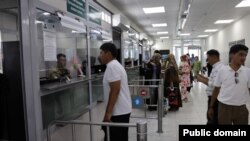 Контрольно-пропускной пункт на границе Кыргызстана, иллюстративное фото.