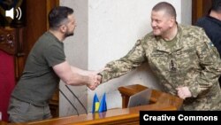 Зеленский менен Залужный. Архивдик сүрөт