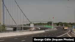 Podul de la Brăila a fost inaugurat cu fast pe 6 iulie 2023.