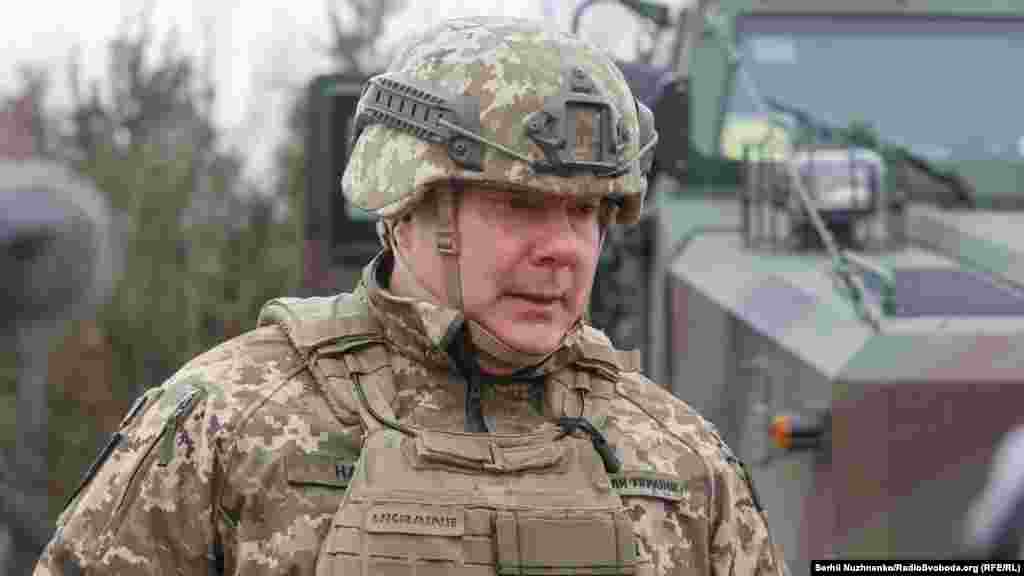 Камандуючы Аб'яднанымі сіламі Ўзброеных сіл Украіны генэрал-лейтэнант Сяргей Наеў
