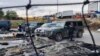 Armë, automjete dhe gjësende tjera të konfiskuara në veri të Kosovës, u ekspozuan gjatë konferencës për media të ministrit të Punëve të Brendshme të Kosovës, Xhelal Sveçla, më 25 shtator 2023. 
