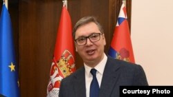 Српскиот претедател Александар Вучиќ