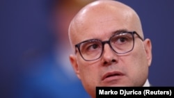 Serbia, Belgrade-- Prime Minister Milos Vucevic, May 8 2024