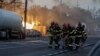 Explosion and fire in Crevedia