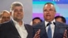 9 iunie 2024 – seara alegerilor locale și europarlamentare. Liderii PSD (Marcel Ciolacu) și PNL (Nicolae Ciucă) așteaptă rezultatele exit-pollului. 