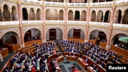 Гласањето во унгарскиот Паралемнт