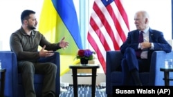 Президент України Володимир Зеленський і президент США Джо Байден (праворуч), архівне фото 