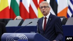 Николай Денков в Европейския парламент в Страсбург
