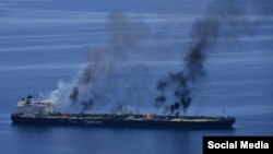 Брод кој пренесува нафта во Црвеното море по напад на Хутите