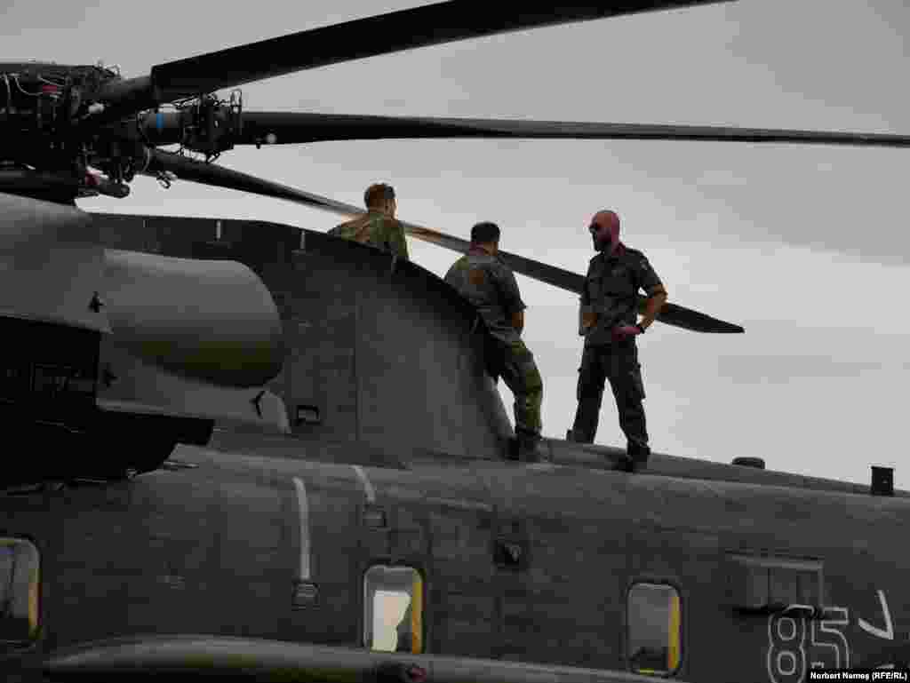Elicopterul Sikorsky CH-53GS, al Forțelor Aeriene Germane. 