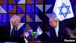 Razgovor Bajdena i Netanjahua u Tel Avivu, Izrael, 18. oktobar 2023.