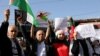 Протест во Старата скопска чаршија за поддршка на палестинскиот народ. 