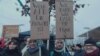„Coșmarul Germaniei, AfD”, se poate citi pe una din pancartele de la marele miting anti-extremism ținut pe 21 ianuarie la Berlin. 