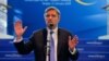 О'Брајан за време на состанокот на лидерите од Западен Балкан во Скопје, 22 јануари 2024 година.