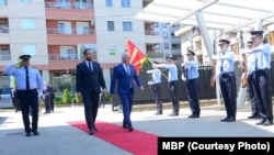 Министрите на Северна Македонија и Косово, Панче Тошковски и Џелал Свлеча