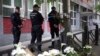 Полиција пред училиштето „Владислав Рибникар“ во Врачар
