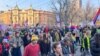 Белград: Студенти, наставници и средношколци протестираат пред Министерството за образование 
