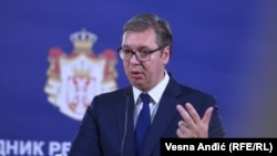 српскиот претседател Александар Вучиќ