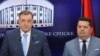 Premijer Radovan Višković, predsjednik Milorad Dodik i predsjednik Narodne skupštine Republike Srpske Nenad Stevandić u Banjoj Luci, BiH, 12. marta 2025.