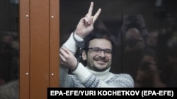 Ilia Iașin, în timpul procesului, Moscova, decembrie 2022.