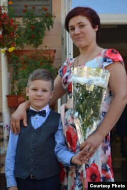 Ілля разом із мамою Тетяною