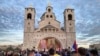 Montenegro - prayer for traditional family and values ​​in front of the Church of the Resurrection of Christ in Podgorica, October 7, 2022.