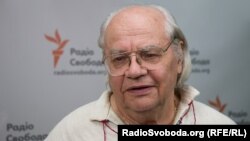 Іван Драч у студії Радіо Свобода. Київ, 1 серпня 2016 року