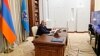 Премьер-министр Армении Никол Пашинян принимает участие во внеочередном заседании Совета коллективной безопасности ОДКБ, 28 октября 2022 г.