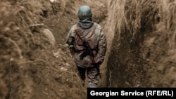 Грузиски војник во Украина (илустрација)