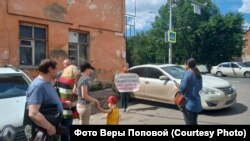 Родителите во Уфа протестираат против испраќањето регрути во Ростовската област што граничи со Украина
